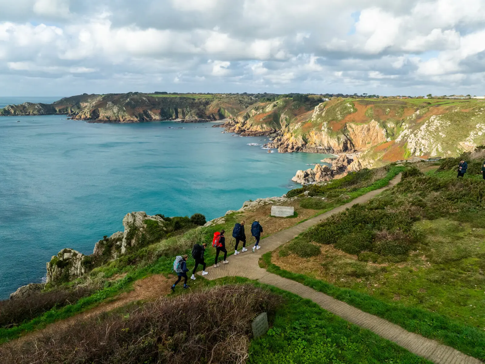 Students On Expedition In Guernsey