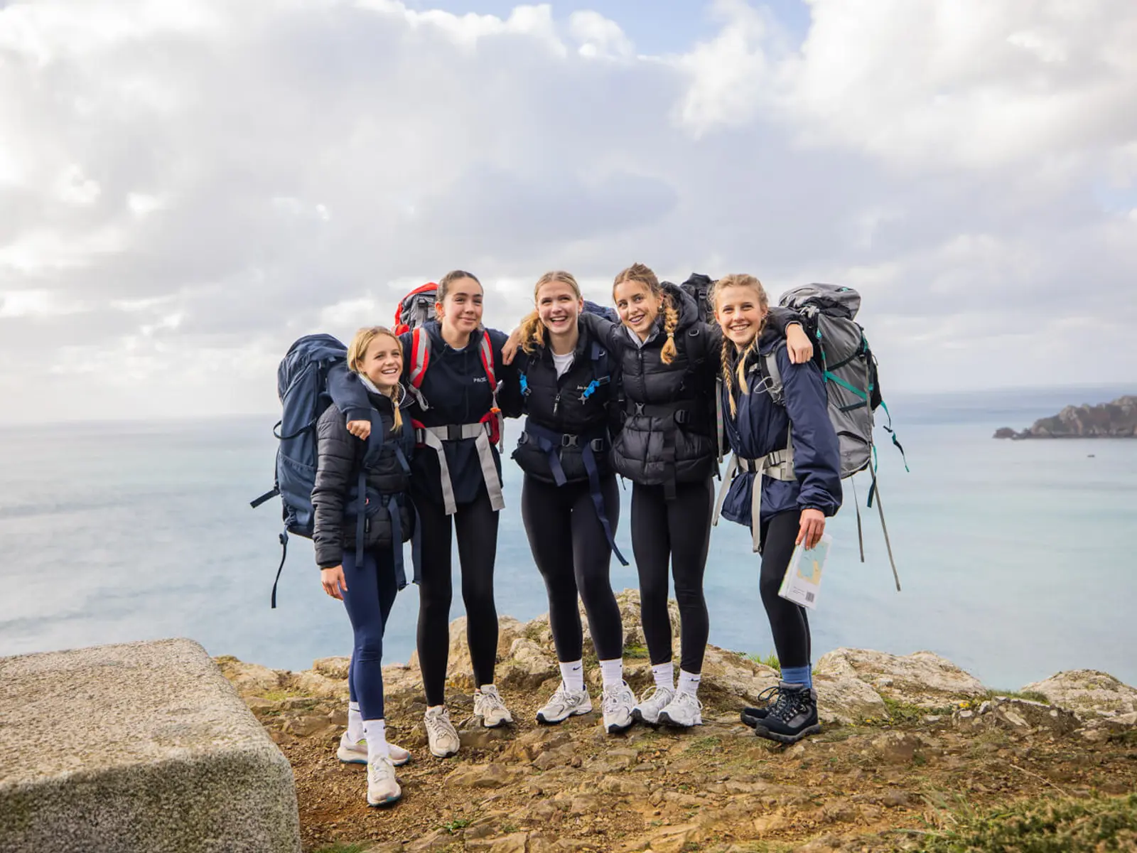 Students On Expedition In Guernsey