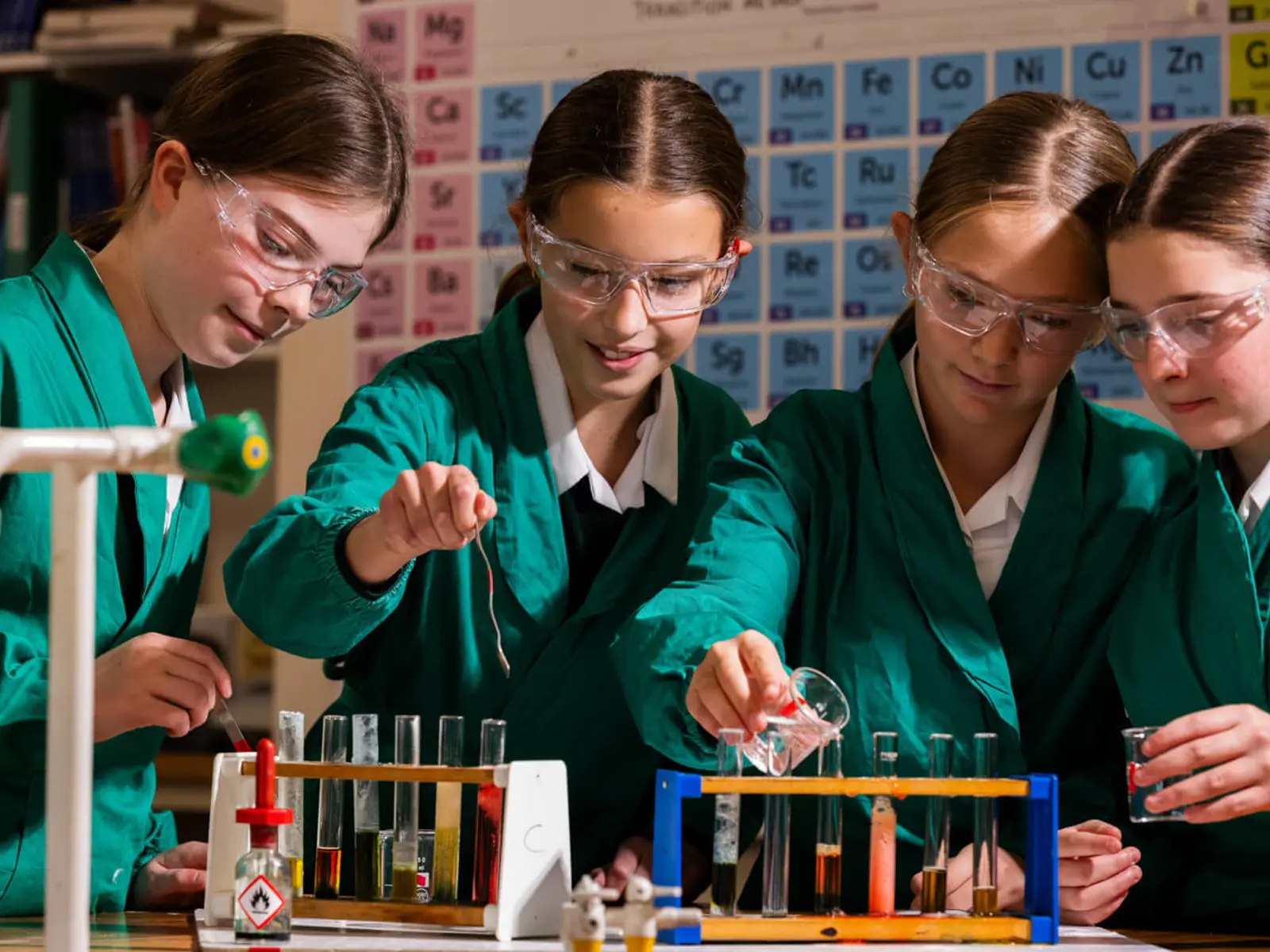 Senior School science experiment